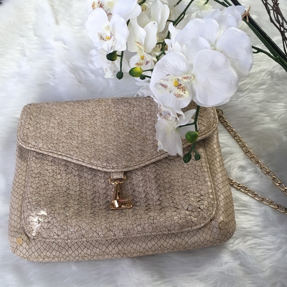 Deux Lux Large Clutch W/ Chain - Picture 2 of 7